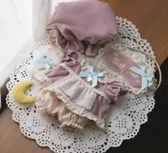 パープルパジャマ15cmぬいぐるみ用着せ替え8点セット大人気