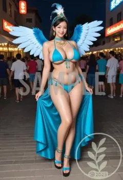 リオのカーニバル風 巨乳グラマラス美女 ビキニ姿の華やか写真集 リ5805_15
