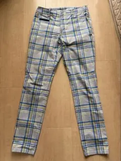 Master bunny edition チェック柄パンツ