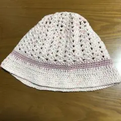 お値下げ‼️レディース　バケットハット　ハンドメイド　コットン100 サイズ60