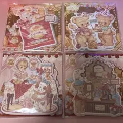 ［メモ］fairyladyさん ダイカットメモ 4個セット まとめ売り