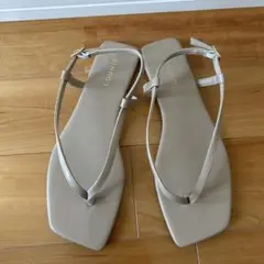 ほぼ未使用⭐︎LOUNIE ベージュ フラットサンダル