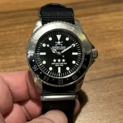 新品ベルト　ダイバーズウォッチ ブラック ナイロンストラップ