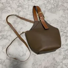 フェイクレザー ハンドバッグ ショルダーバッグ