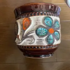 W.GERMANY ウエストジャーマニー　花瓶　690 15 アンティーク W.GERMANY ウエストジャーマニー 花瓶 690 15 アンティーク