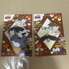 忍たま乱太郎　ブロマイド　ばれんたいんの段　山田利吉　小松田秀作　セット