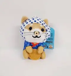 旅するマメしば　島根限定　まめた×どじょうすくい　ボールチェーン付きマスコット