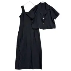 GU ジーユー　マルチウェイワンピース　【美品】　黒　M