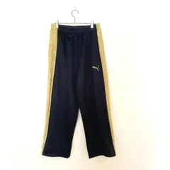 プーマ ジャージ パンツ プージャ ｙ2ｋ ゴールド 希少色 サイドライン Ｍ