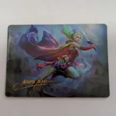 魔導の力を持つ少女、ティナ　箔押し　MTG イラストコレクション