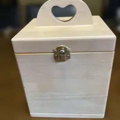 『木製メイクボックス　鏡付き』
