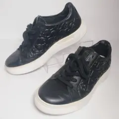 良品✨ecco 本革 ストリートトレイ スニーカー ポルトガル製 24cm