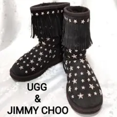美品 UGG+ジミーチュウ●コラボ●オーストラリア●ムートンブーツ