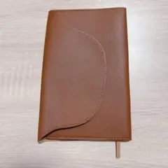ブックカバー　ブラウン　茶色
