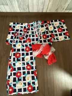 女児花柄浴衣120センチ