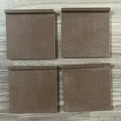 ソファ 滑り止め 4枚　セット　ブラウン　茶色