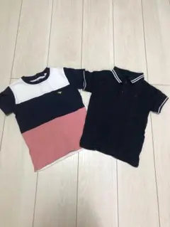 【2枚セット】NEXT ポロシャツ ノーカラー 92cm 86cm