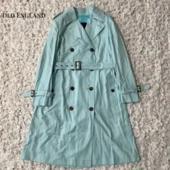 【OLD ENGLAND】 オールドイングランド (36) トレンチコート 水色