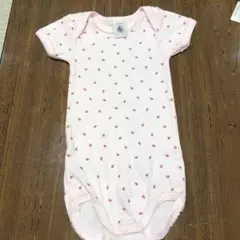 PETIT BATEAU イチゴ柄 ベビー肌着 6m