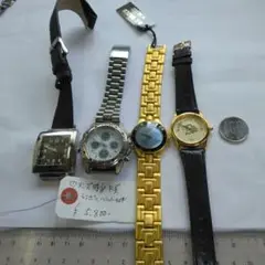 メンズ時計が4本です、