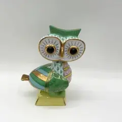 紫ヘレンド 世界のフクロウ （ブルゴーニュ .シチリア）まとめ2点 紫様専用ヘレンド 世界のフクロウ （ブルゴーニュ .シチリア