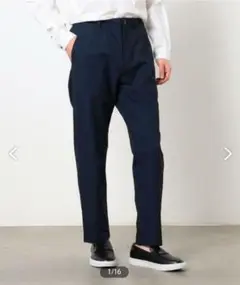 コムサコミューン シアサッカーテーパードパンツ COMME CA ISM