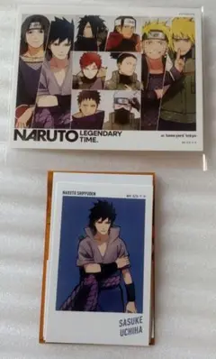 NARUTO　ナルト　ベースヤード　特典　アートステッカー　うちはサスケ