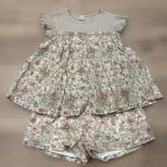 プティマイン　花柄　セットアップ