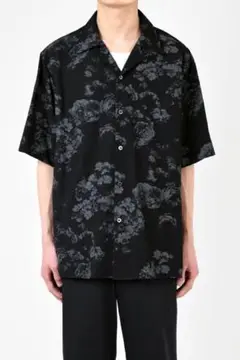 ラッドミュージシャンROSE MIX OPEN SLEEVE SHIRT