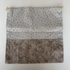 体操着袋　お着替え袋　小花柄
