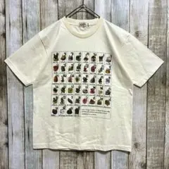 S493 タイ文化 イラストプリント タイ語文字 半袖Tシャツ レディース
