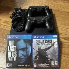 SONY PS4 本体 CUH1200A+ソフト2本