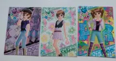 プリティーリズムミニスカート　カード3枚セット