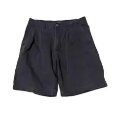 00s ST.JOHNSBAY ツータックショートパンツ ショーツ ブラック
