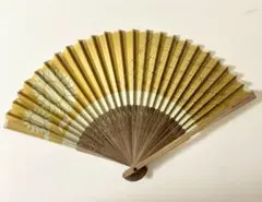 新品未使用 ひまわり柄センス 扇子うちわ