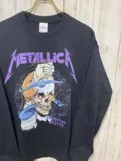 メタリカ METALLICA バンド ロック 長袖 Tシャツ ブラック M