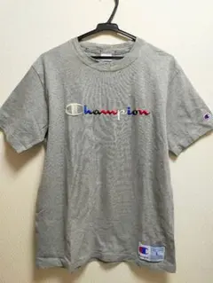 Champion グレー Tシャツ L