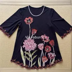 Via Faburrica ロングTシャツ