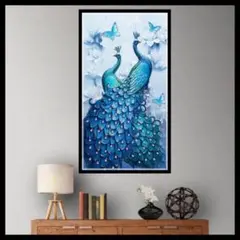 【ラスト3点】☆孔雀ダイヤモンド☆ダイヤモンドアート☆アートキット☆煌びやか☆