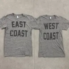 EAST & WEST COAST Tシャツ リンクコーデ S XS 2枚セット