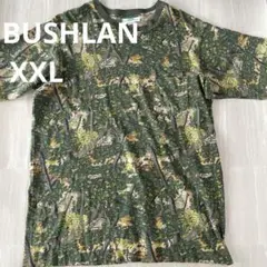 BUSHLAN Tシャツ XXL カモフラ リアルツリー シングルステッチ