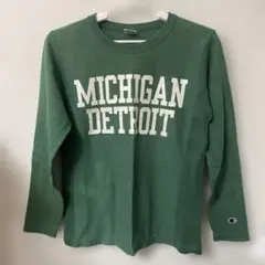 Champion MICHIGAN DETROIT 長袖カットソー M