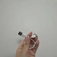USB充電ケーブルセット ホワイト ブラック