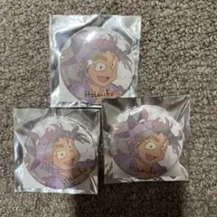 忍たま乱太郎　プリズムパターン缶バッジ　久々知