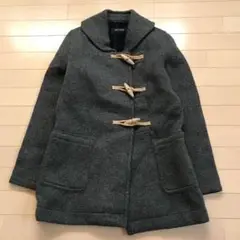 1.18 MACPHEE マカフィー ウールニットダッフルコート グレー