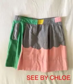 SEE BY CHLOE ミニスカート