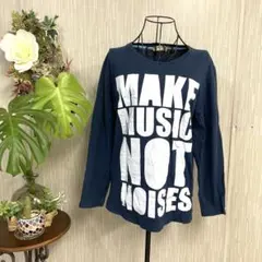 ANNE-DIEN 長袖Tシャツ (カットソー）ネイビー レディース　M