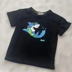 KPBOY サメイラスト黒Tシャツ