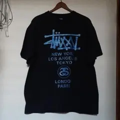 レア ステューシー vintage Tシャツ 当時物 オリジナル ラメ プリント