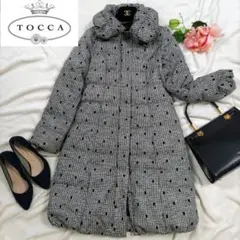 TOCCAトッカ ダウンコート チェック ドット size00